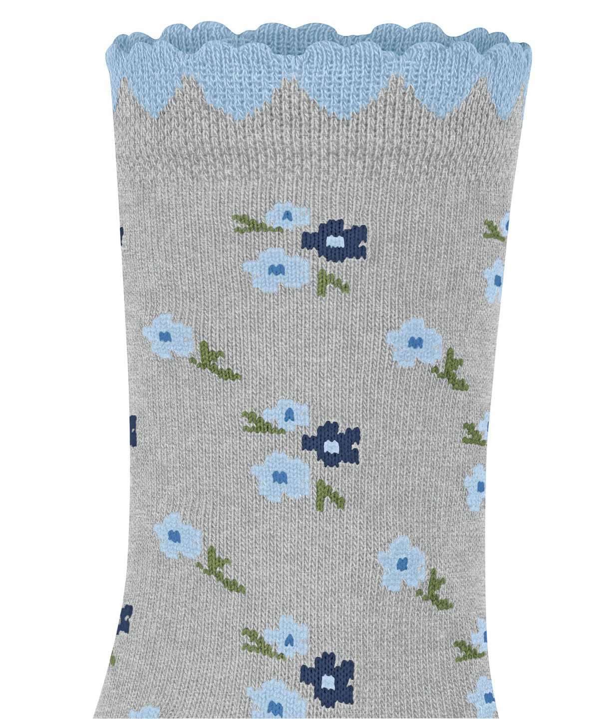 Falke Ditsy Flowers Socks Socken Kinder Grau | 2697031-BR