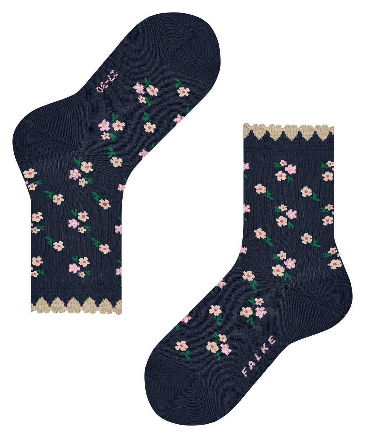 Falke Ditsy Flowers Socks Socken Kinder Blau | 1698352-TC