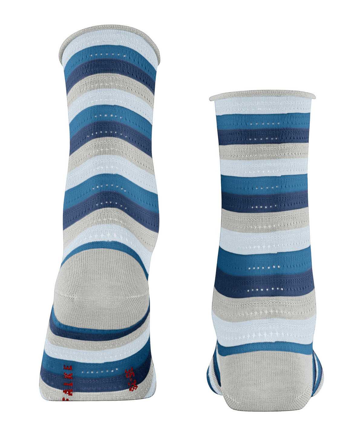 Falke Dopamine Stripe Socks Socken Damen Grau | 3190842-AG