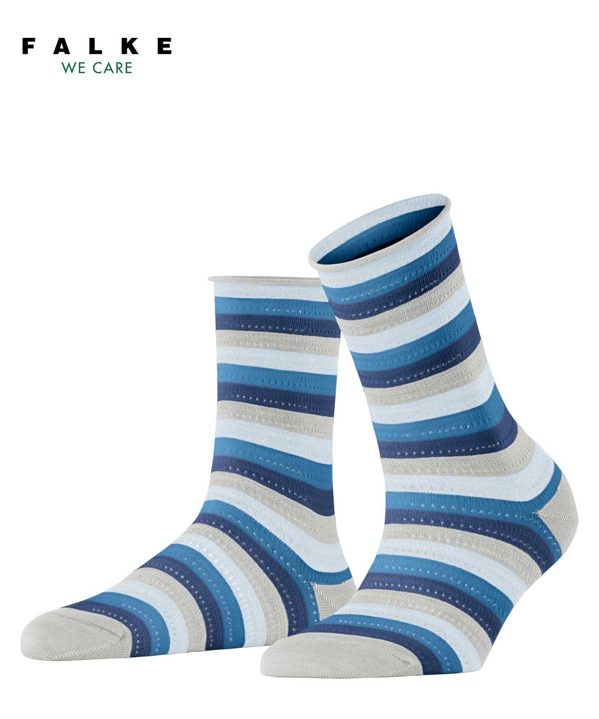 Falke Dopamine Stripe Socks Socken Damen Grau | 3190842-AG