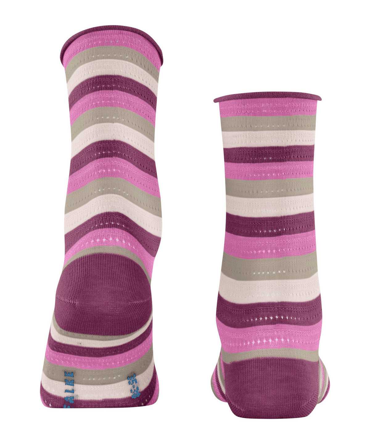 Falke Dopamine Stripe Socks Socken Damen Lila | 2074591-LF