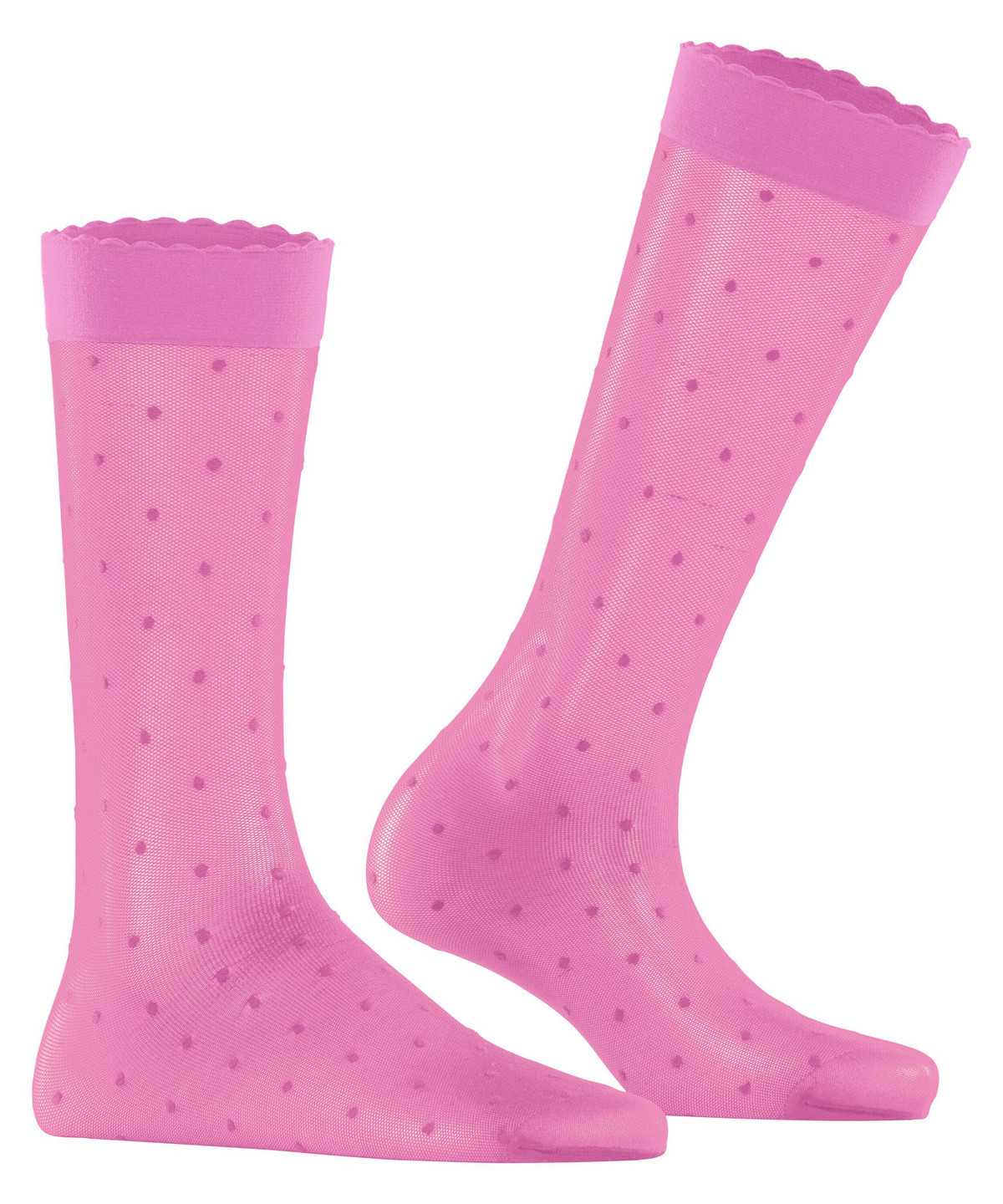 Falke Dot 15 DEN Knee-high Socks Socken Damen Rot | 3765291-CE