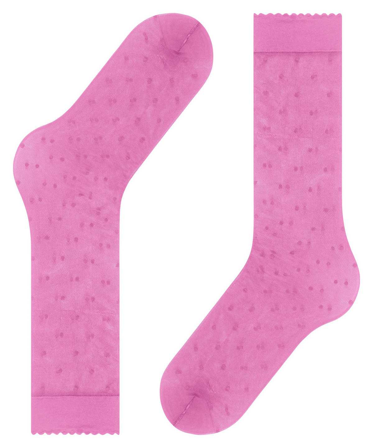 Falke Dot 15 DEN Knee-high Socks Socken Damen Rot | 3765291-CE