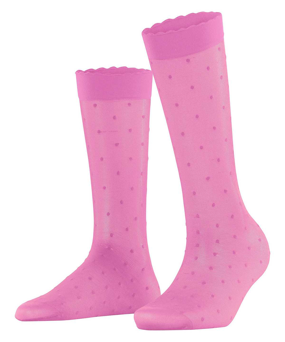 Falke Dot 15 DEN Knee-high Socks Socken Damen Rot | 3765291-CE