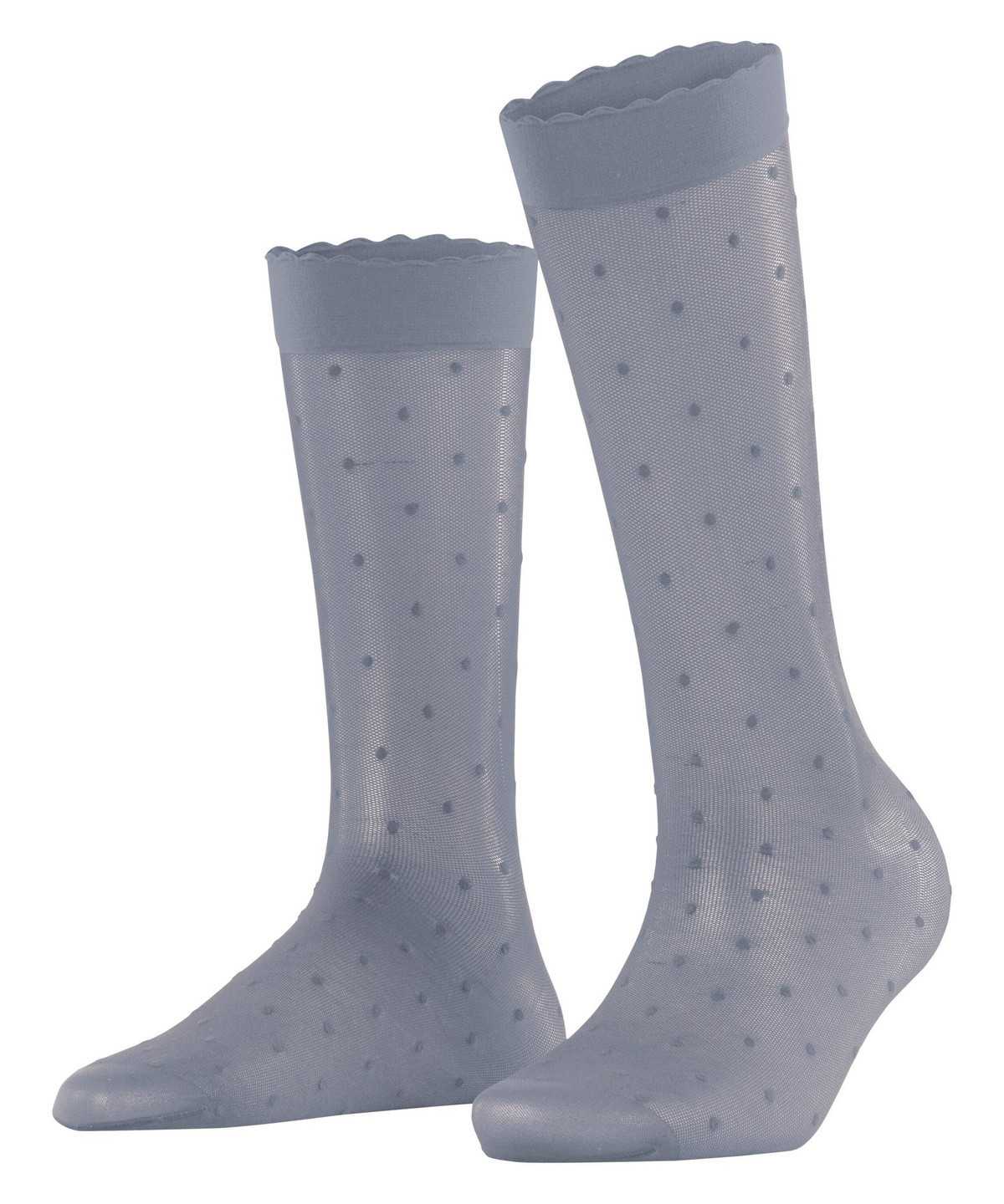 Falke Dot 15 DEN Knee-high Socks Socken Damen Grau | 3759420-LN