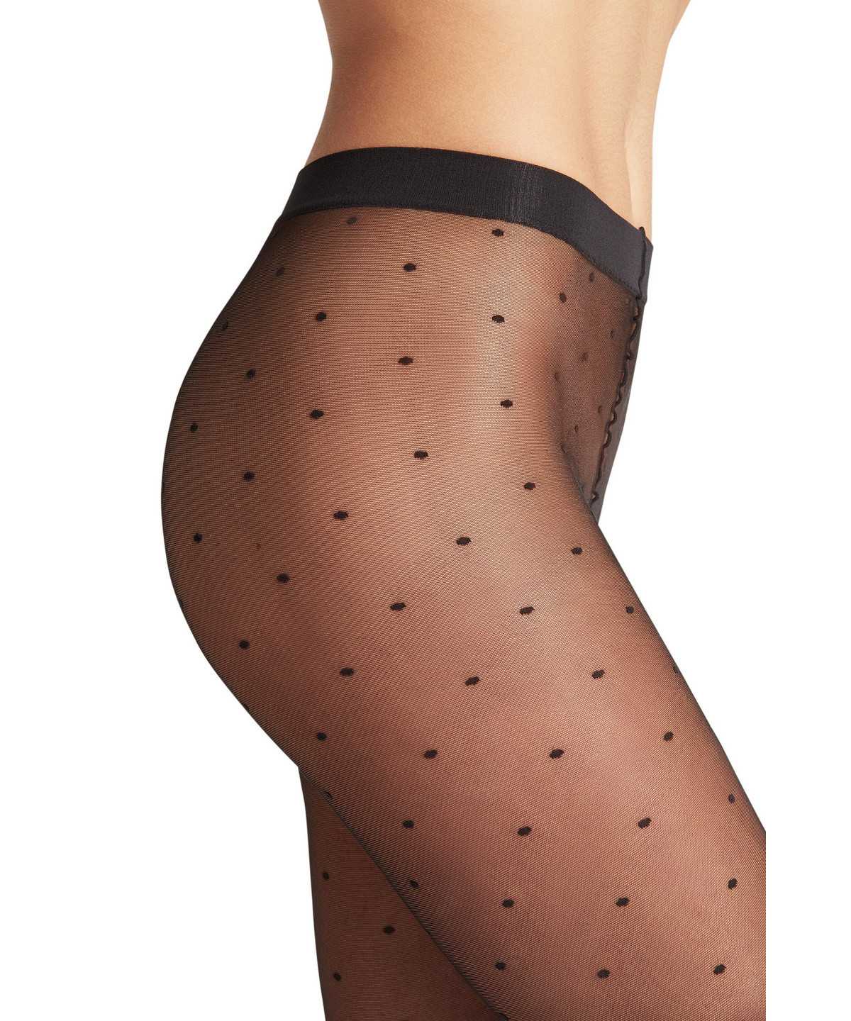 Falke Dot 15 DEN Tights Tights Damen Schwarz | 3190758-OI