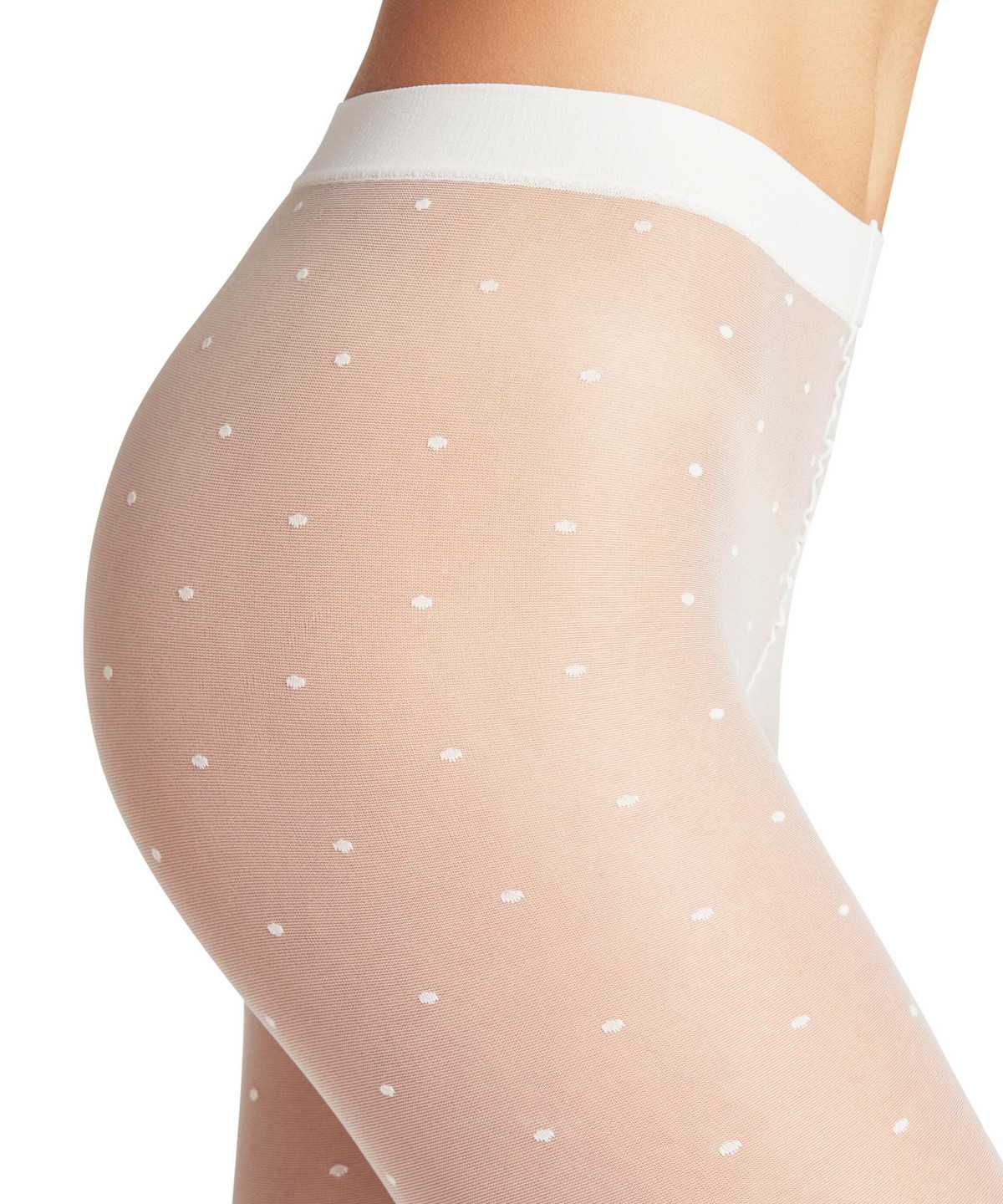 Falke Dot 15 DEN Tights Tights Damen Weiß | 3897654-ZR