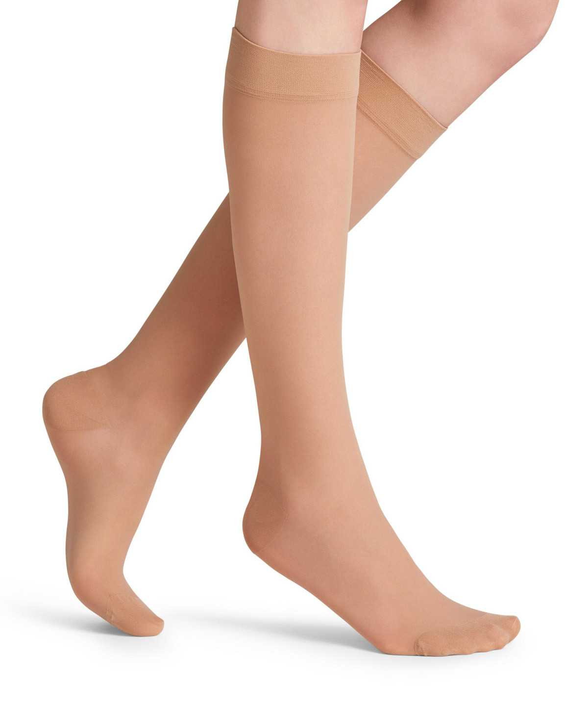 Falke Energize 30 DEN Knee-high Socks Socken Damen Beige | 0546718-JT