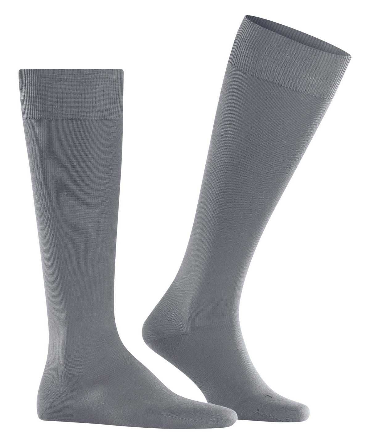 Falke Energizing Cotton Knee-high Socks Socken Herren Grau | 1274596-CN