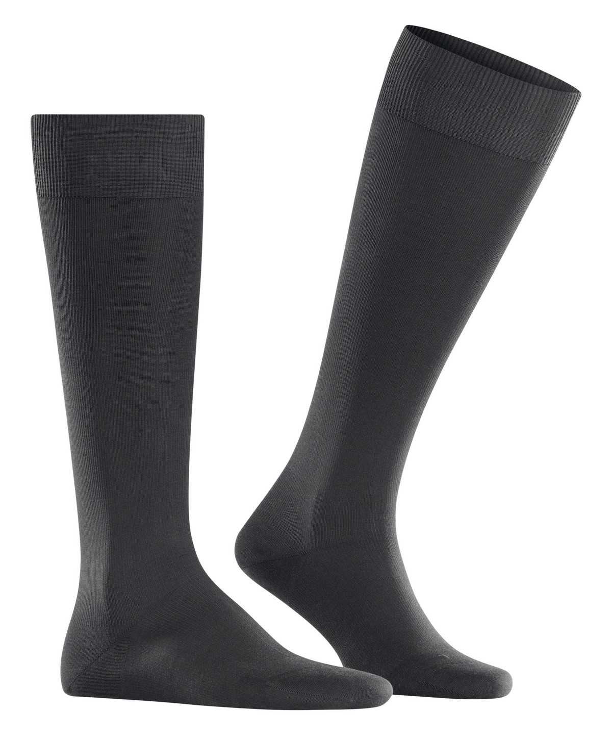 Falke Energizing Cotton Knee-high Socks Socken Herren Grau | 1925437-BX