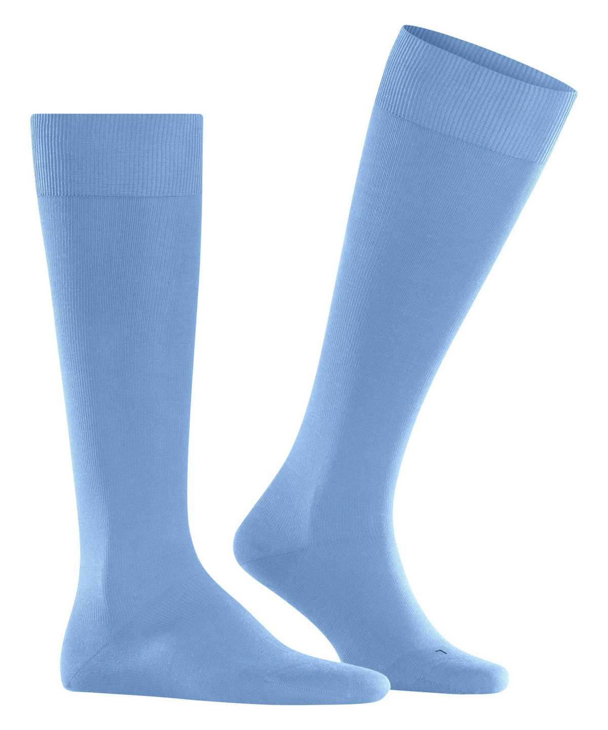 Falke Energizing Cotton Knee-high Socks Socken Herren Blau | 8075326-HR