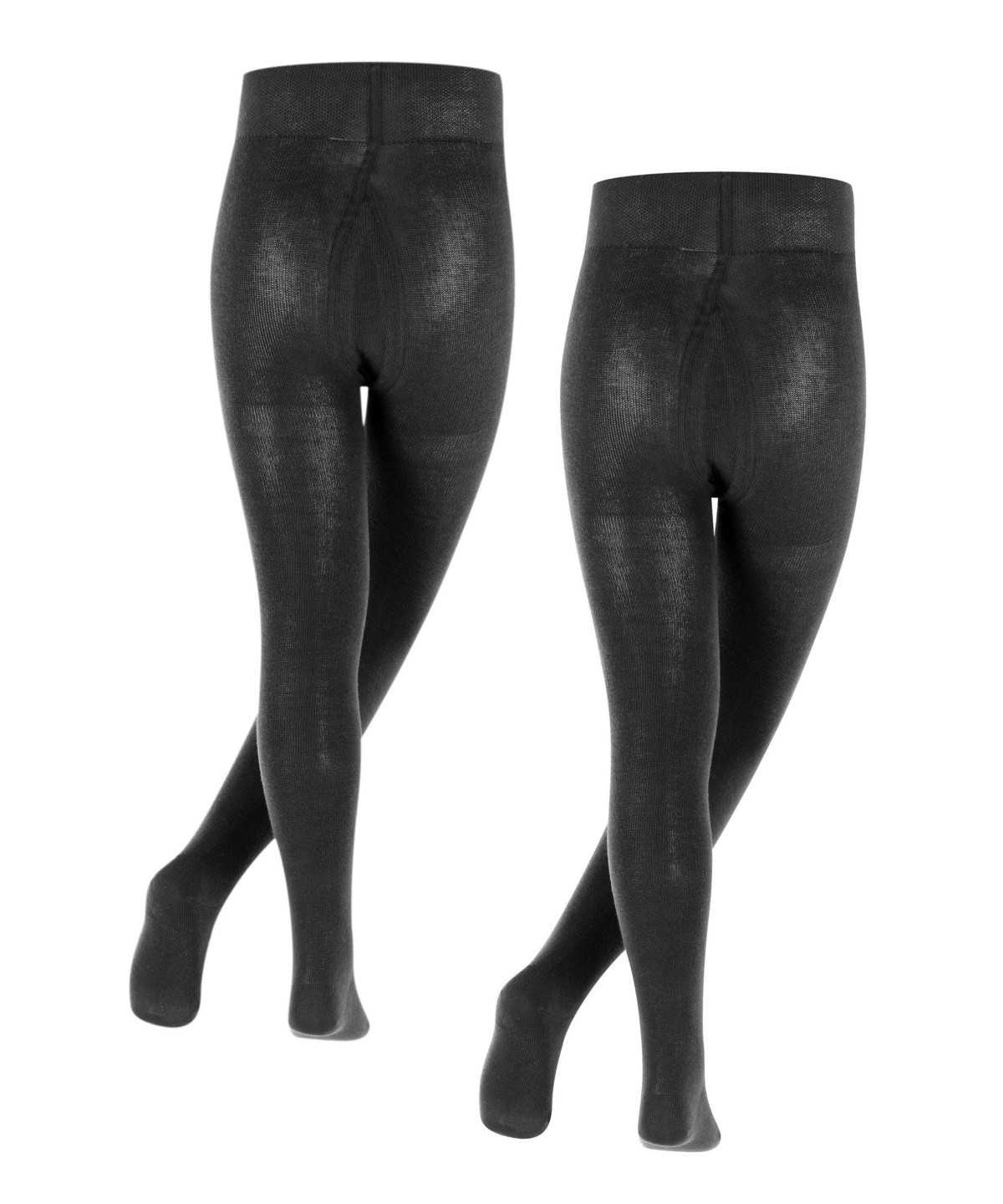 Falke Family 2-Pack Tights Tights Kinder Schwarz | 2916847-EX