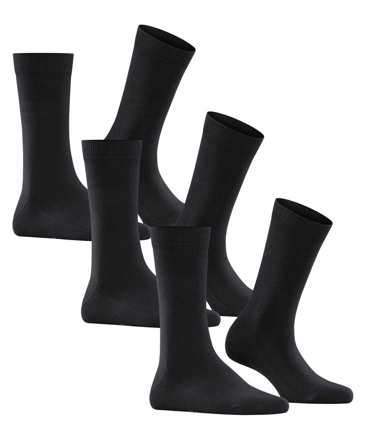 Falke Family 3-Pack Socks Socken Damen Schwarz | 9026845-VE