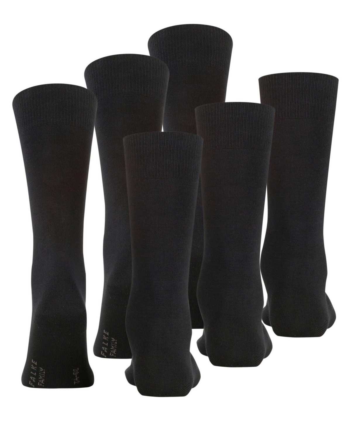 Falke Family 3-Pack Socks Socken Herren Schwarz | 2581493-TM