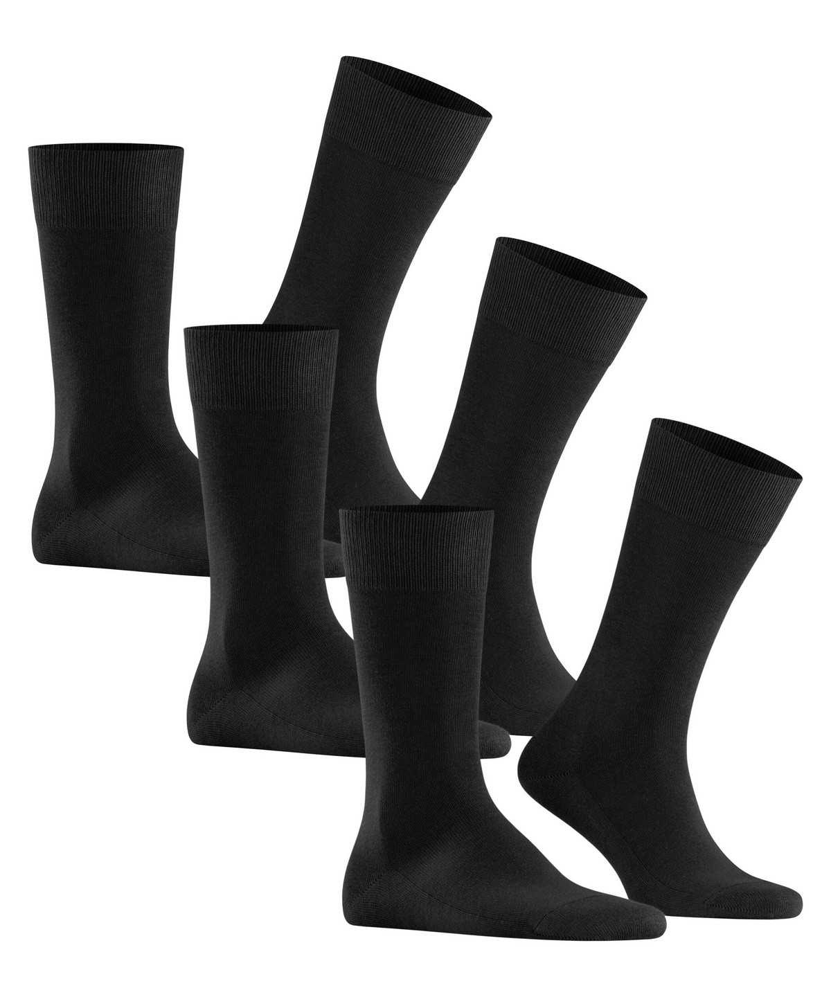 Falke Family 3-Pack Socks Socken Herren Schwarz | 2581493-TM