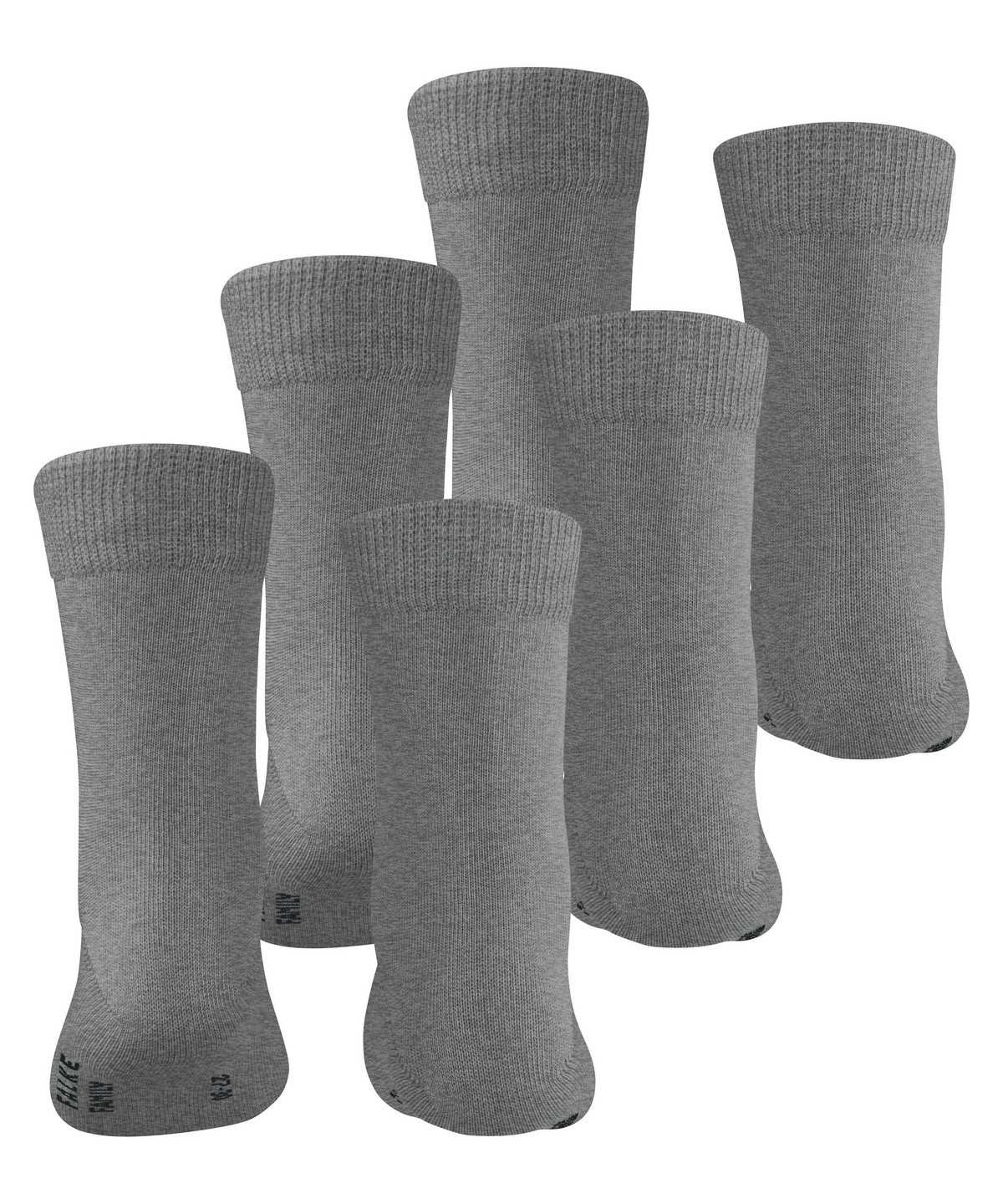 Falke Family 3-Pack Socks Socken Kinder Grau | 6518340-BP