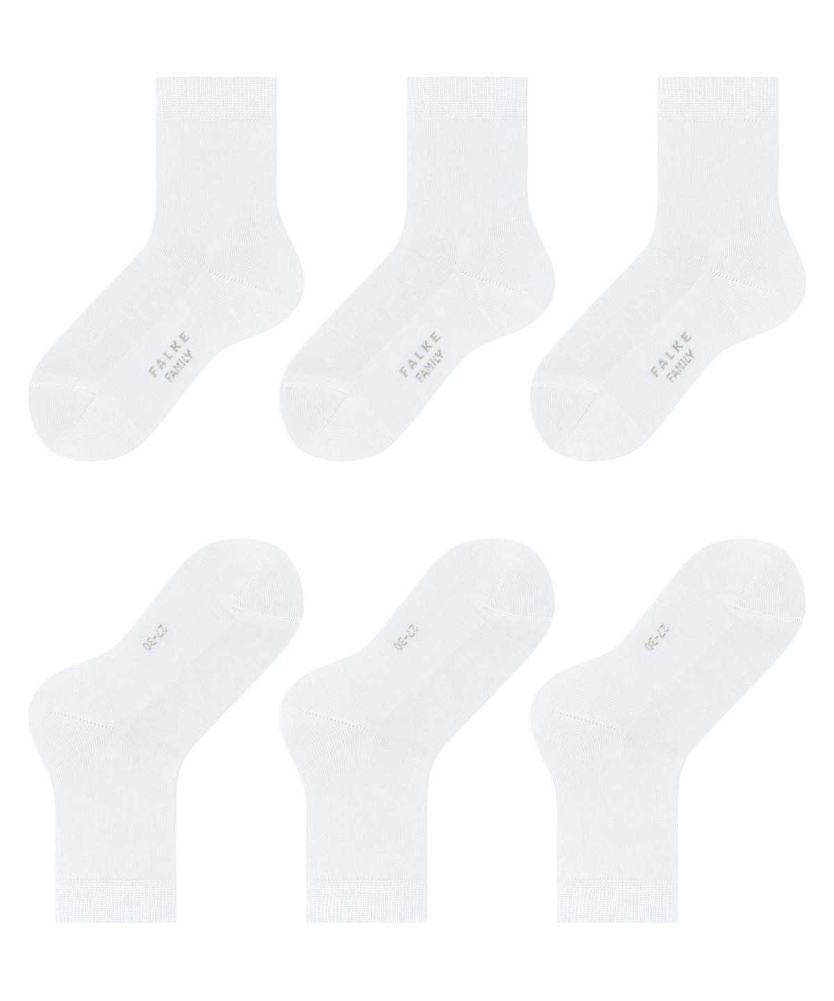 Falke Family 3-Pack Socks Socken Kinder Weiß | 8930614-HU