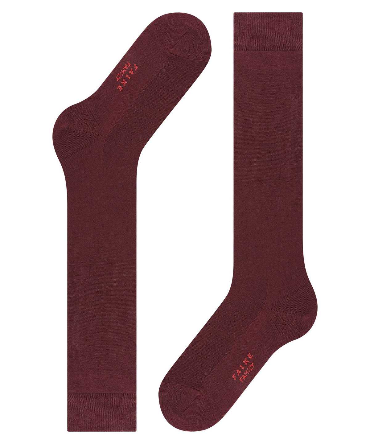 Falke Family Knee-high Socks Socken Damen Rot | 3765014-KR