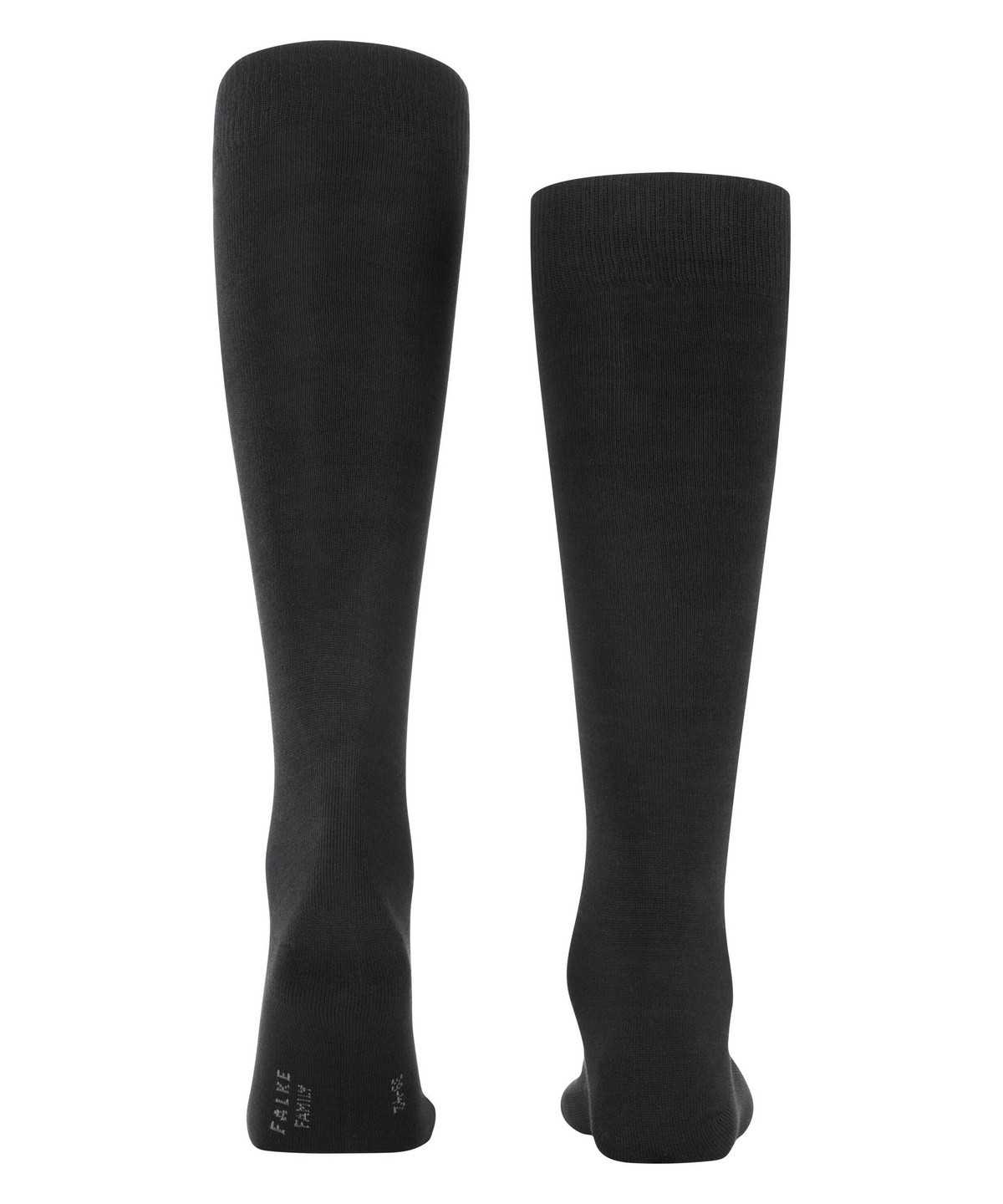 Falke Family Knee-high Socks Socken Herren Schwarz | 8125074-BF