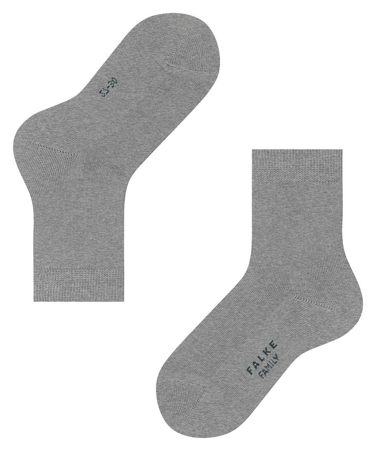 Falke Family Socks Socken Kinder Grau | 8470195-GW