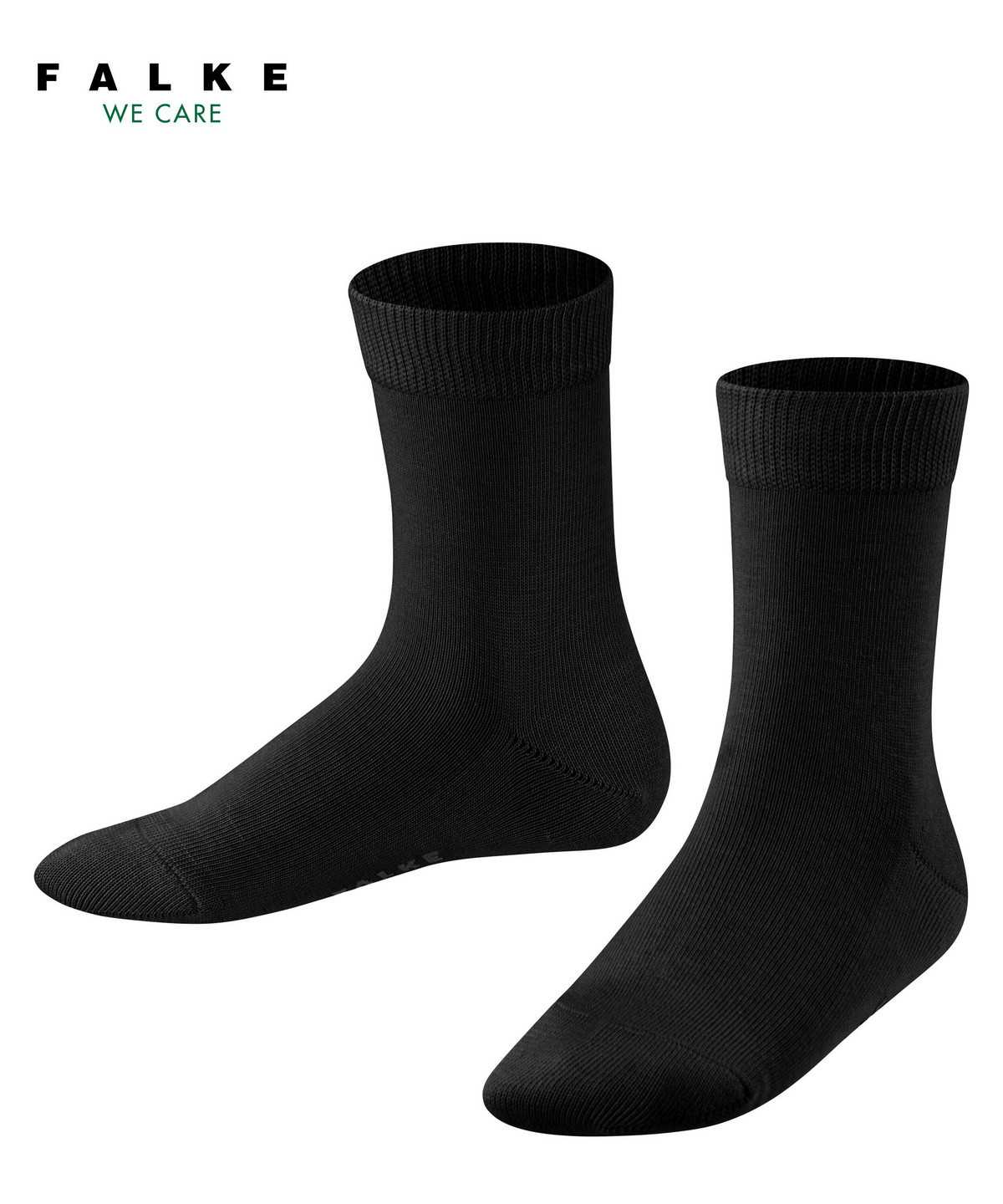 Falke Family Socks Socken Kinder Schwarz | 1896543-FH