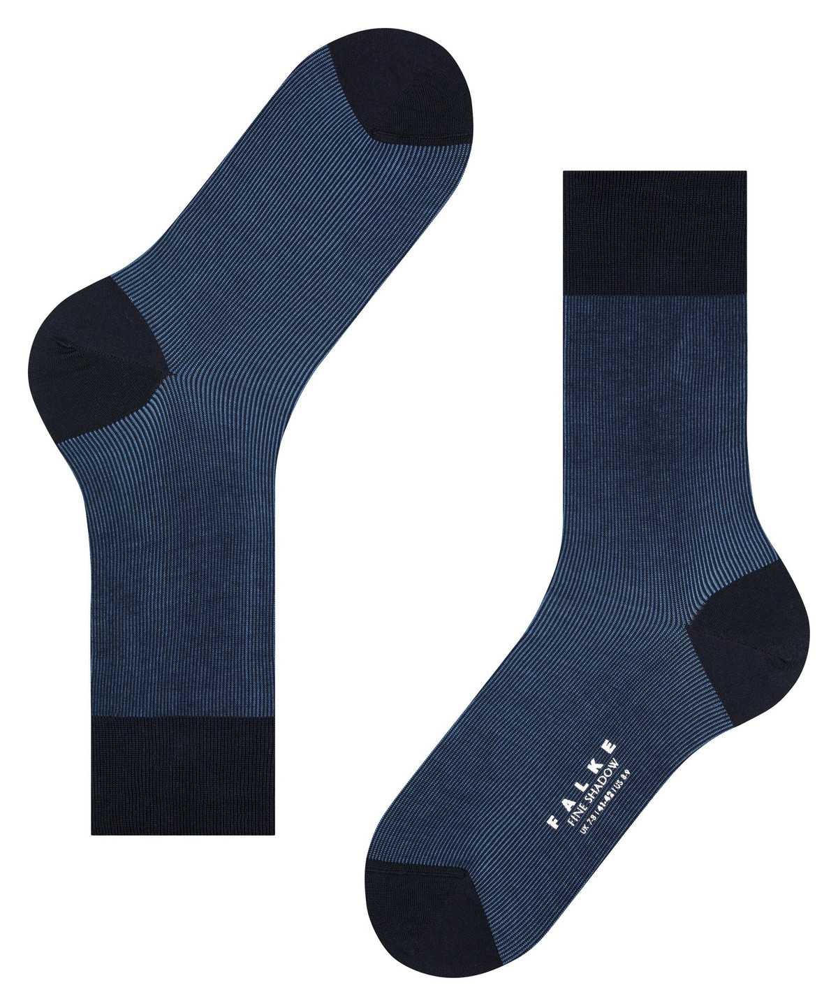 Falke Fine Shadow Socks Socken Herren Blau | 5217048-PJ