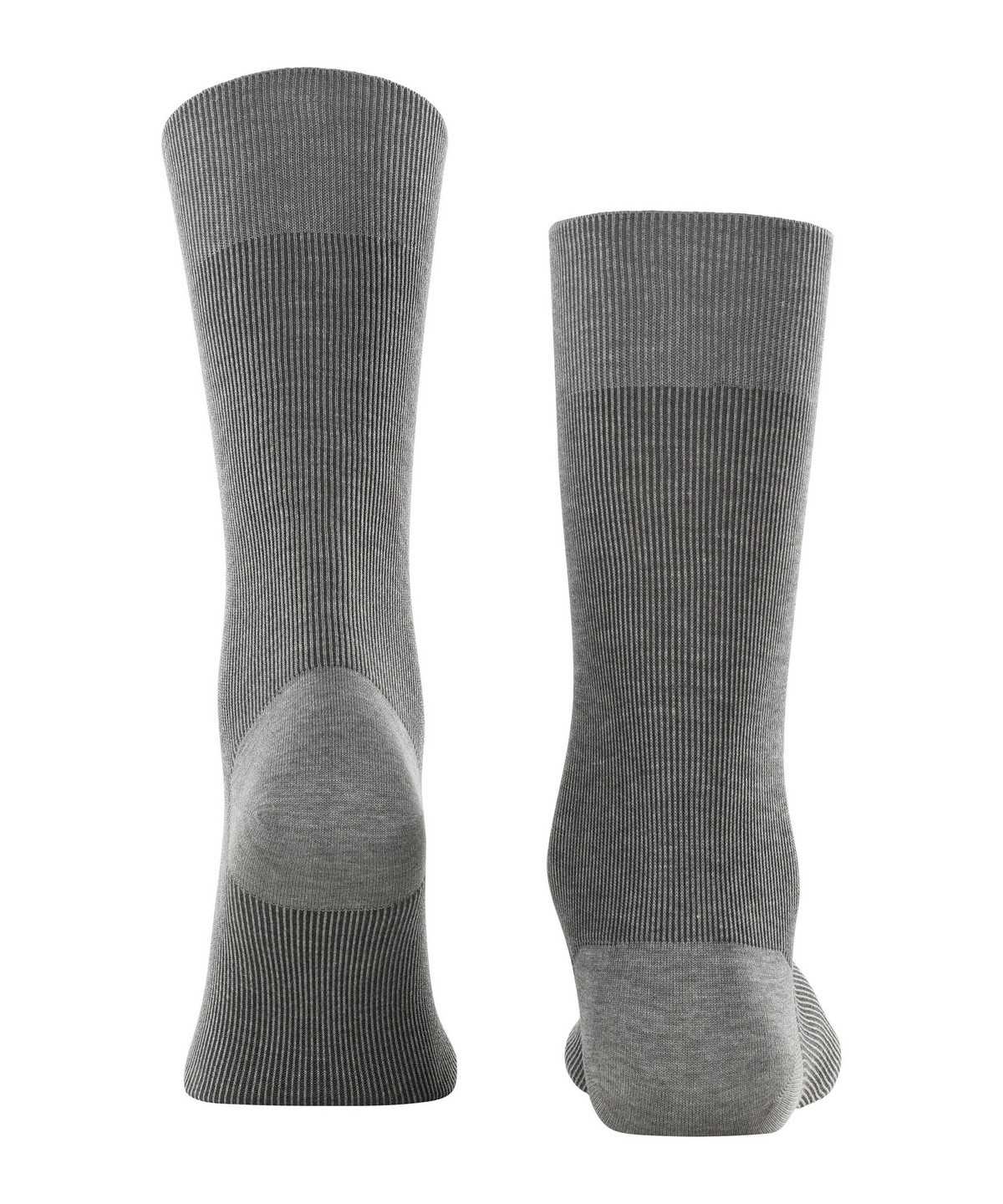 Falke Fine Shadow Socks Socken Herren Grau | 5670814-IW