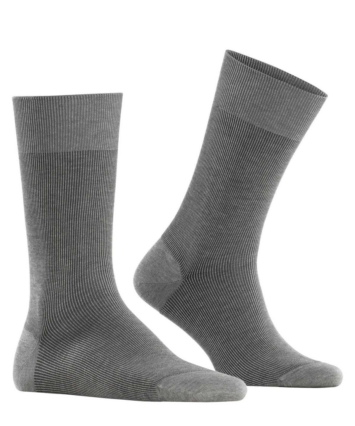 Falke Fine Shadow Socks Socken Herren Grau | 5670814-IW