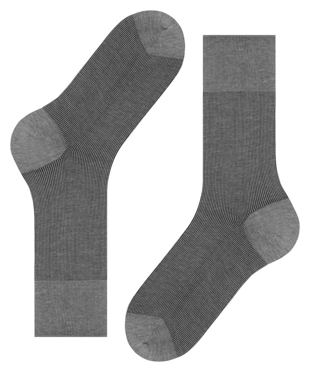 Falke Fine Shadow Socks Socken Herren Grau | 5670814-IW