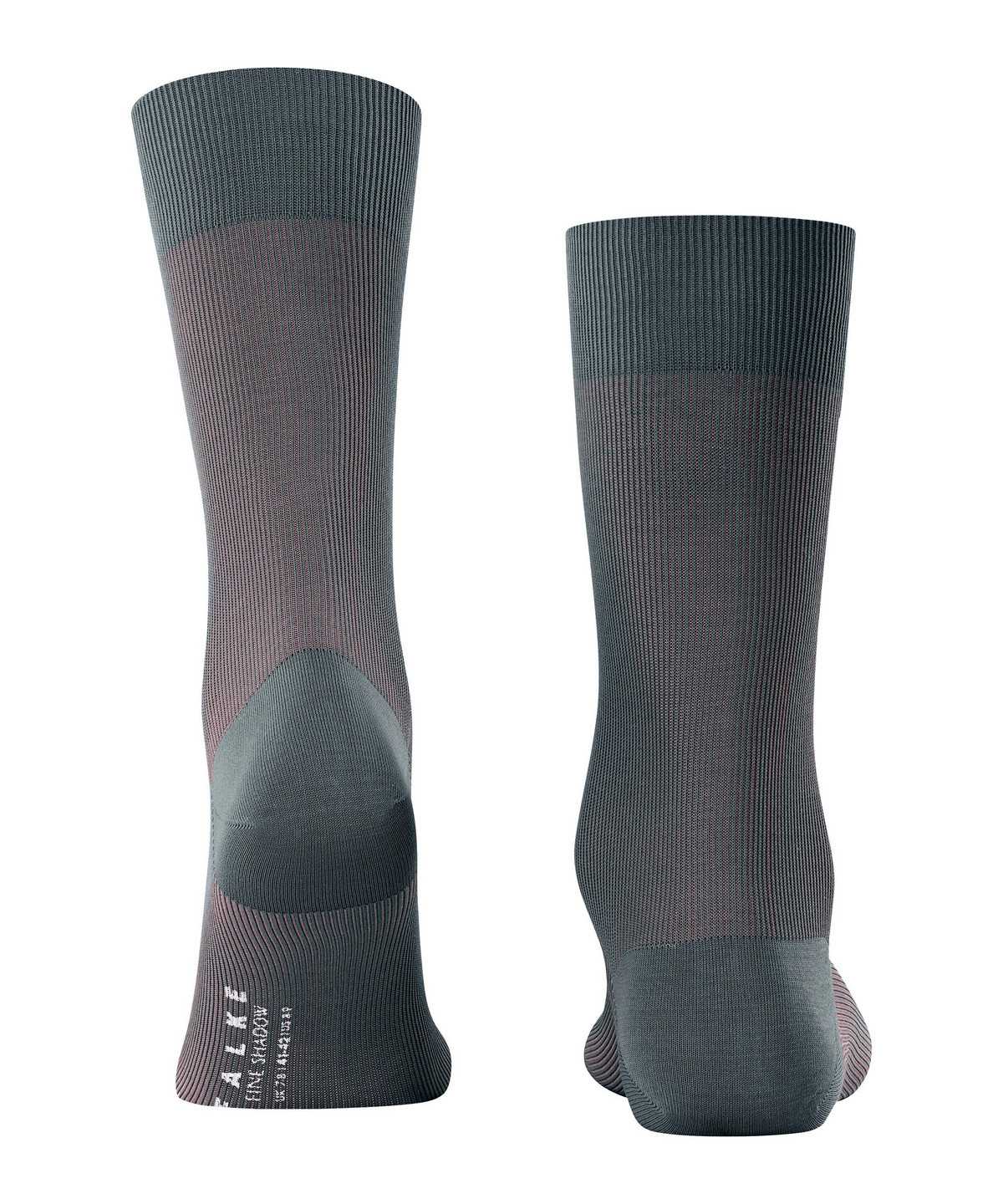 Falke Fine Shadow Socks Socken Herren Grau | 6245389-WU