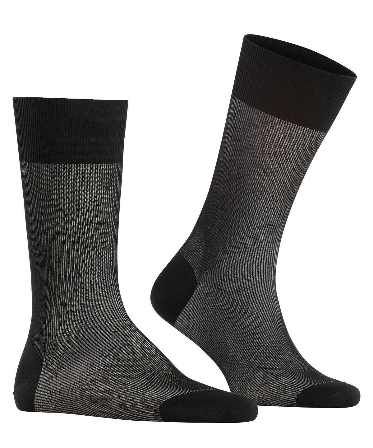 Falke Fine Shadow Socks Socken Herren Schwarz | 1580649-TC