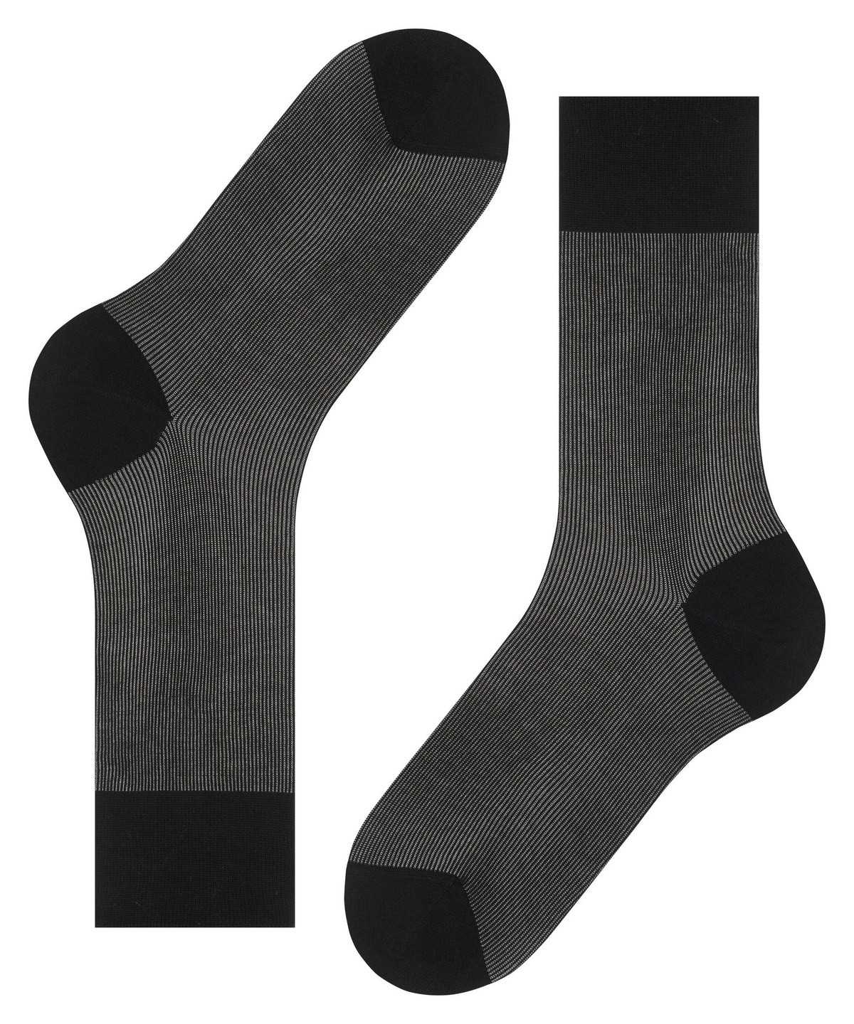 Falke Fine Shadow Socks Socken Herren Schwarz | 1580649-TC