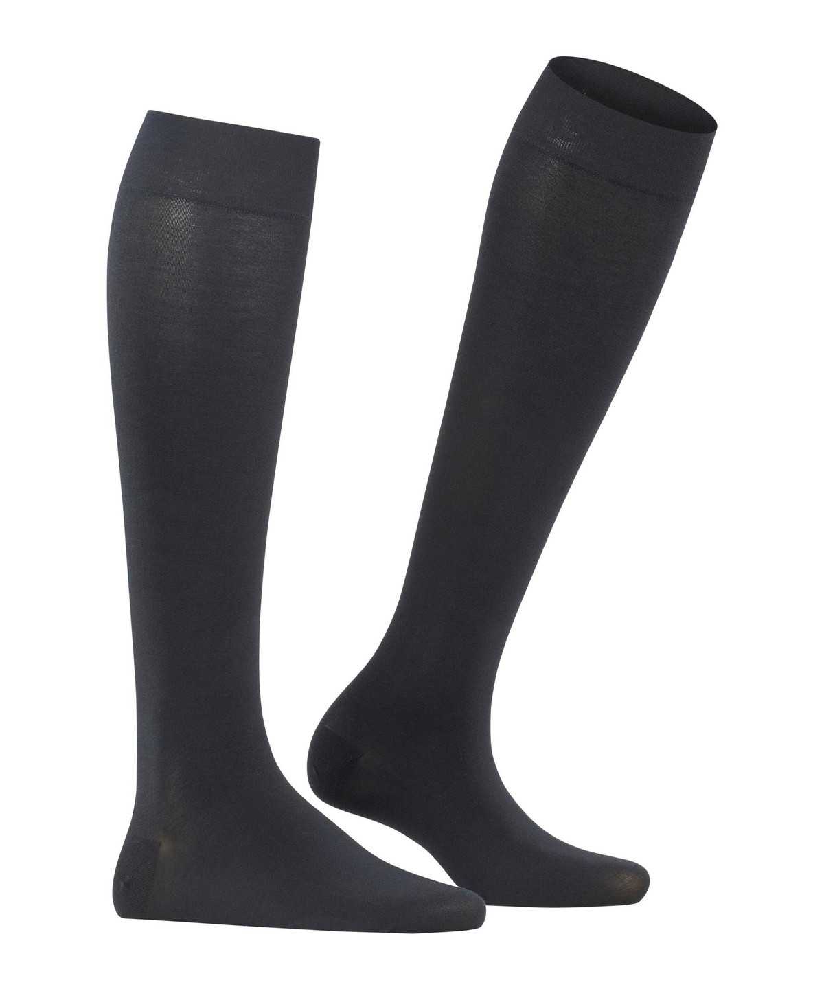 Falke Fine Softness 50 DEN Knee-high Socks Socken Damen Schwarz | 3591827-TJ