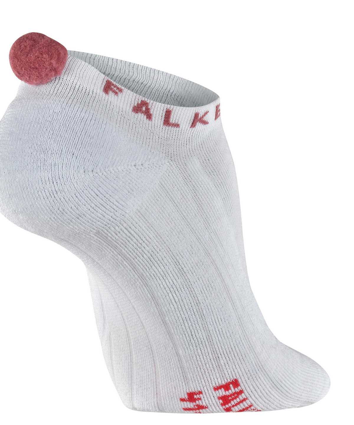 Falke GO2 Pompom Golf Invisibles Sports Socks Damen Weiß | 8371206-NW