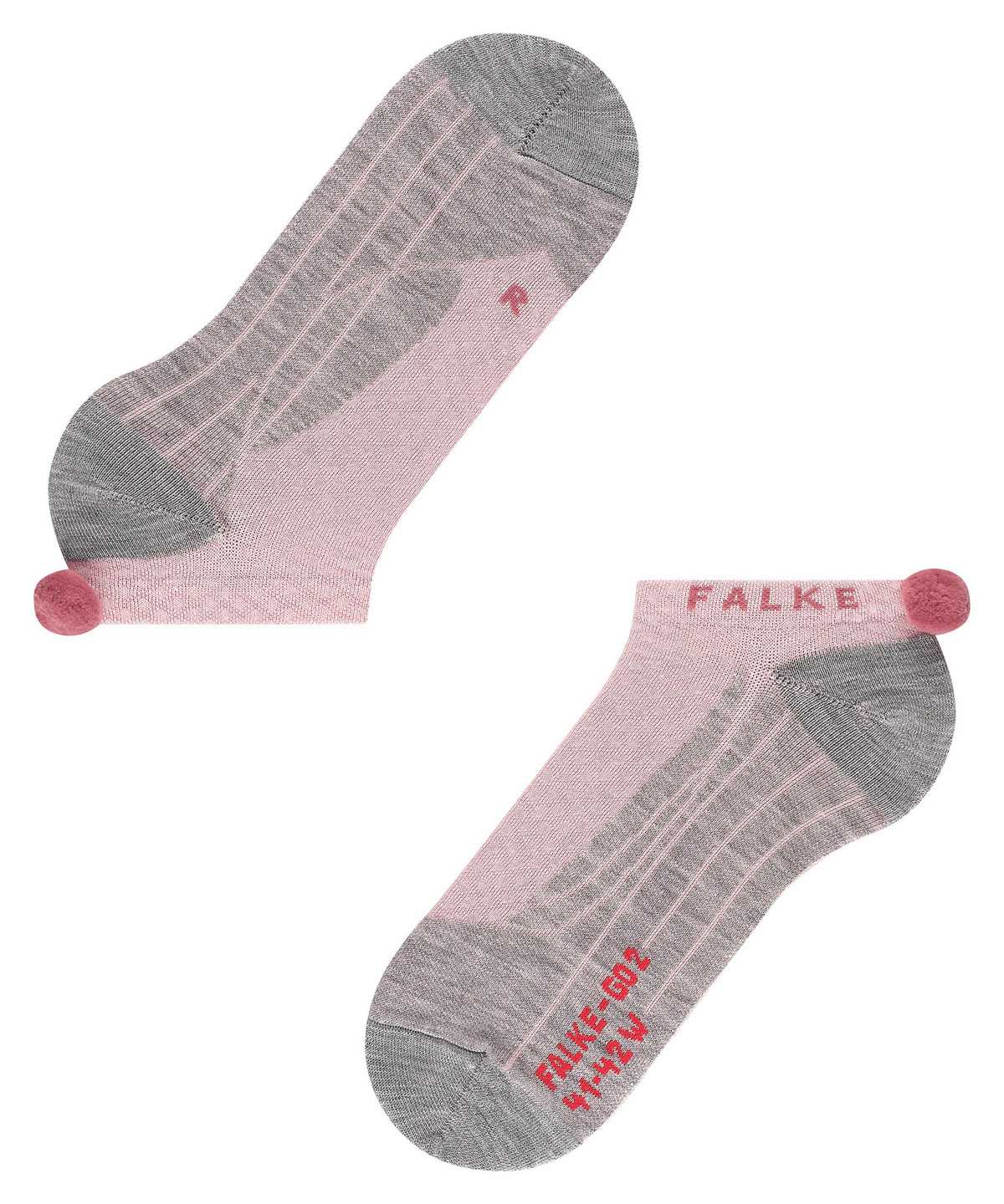 Falke GO2 Pompom Golf Invisibles Sports Socks Damen Rosa | 5961027-LN