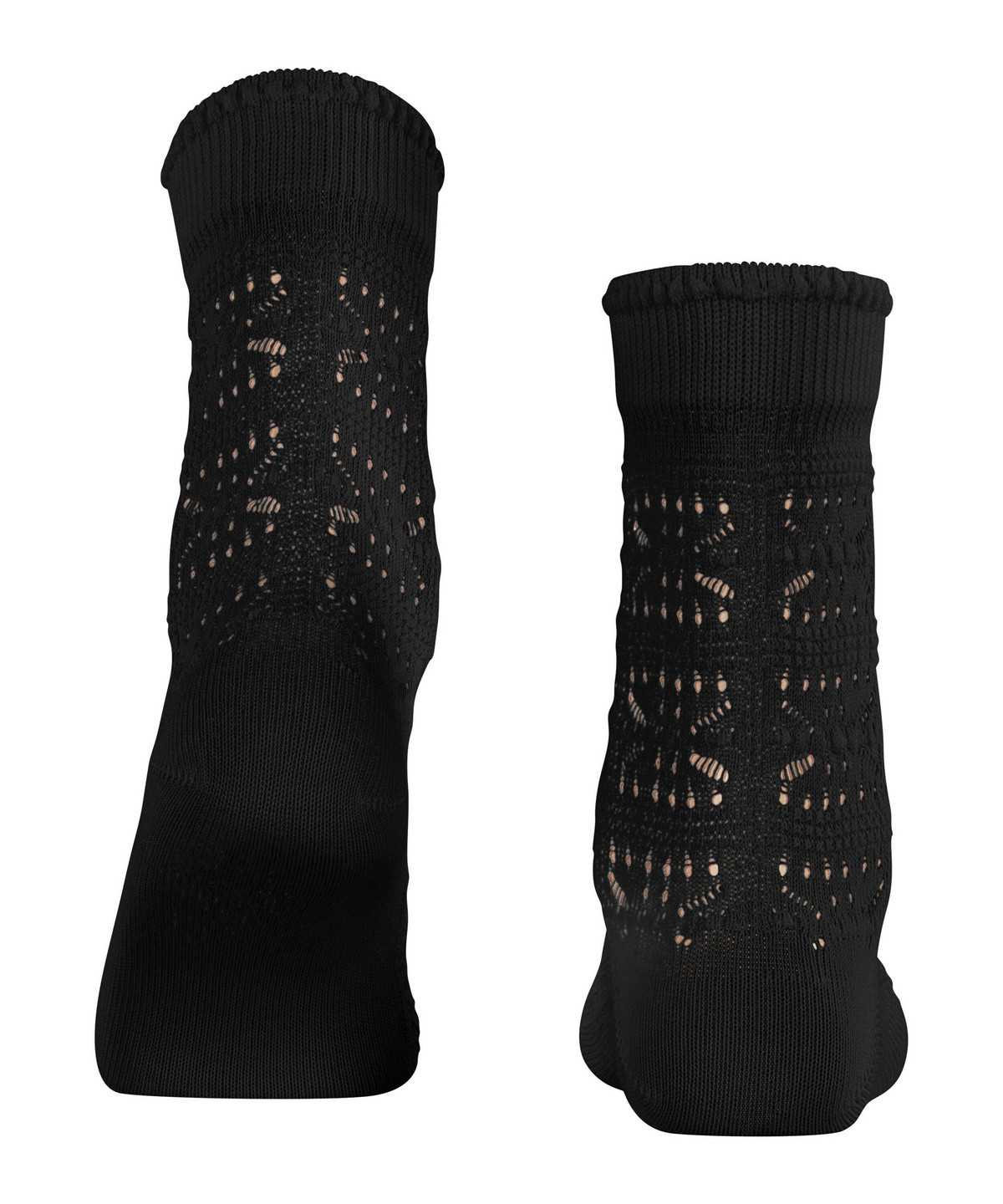 Falke Granny Square Socks Socken Damen Schwarz | 2678459-WY