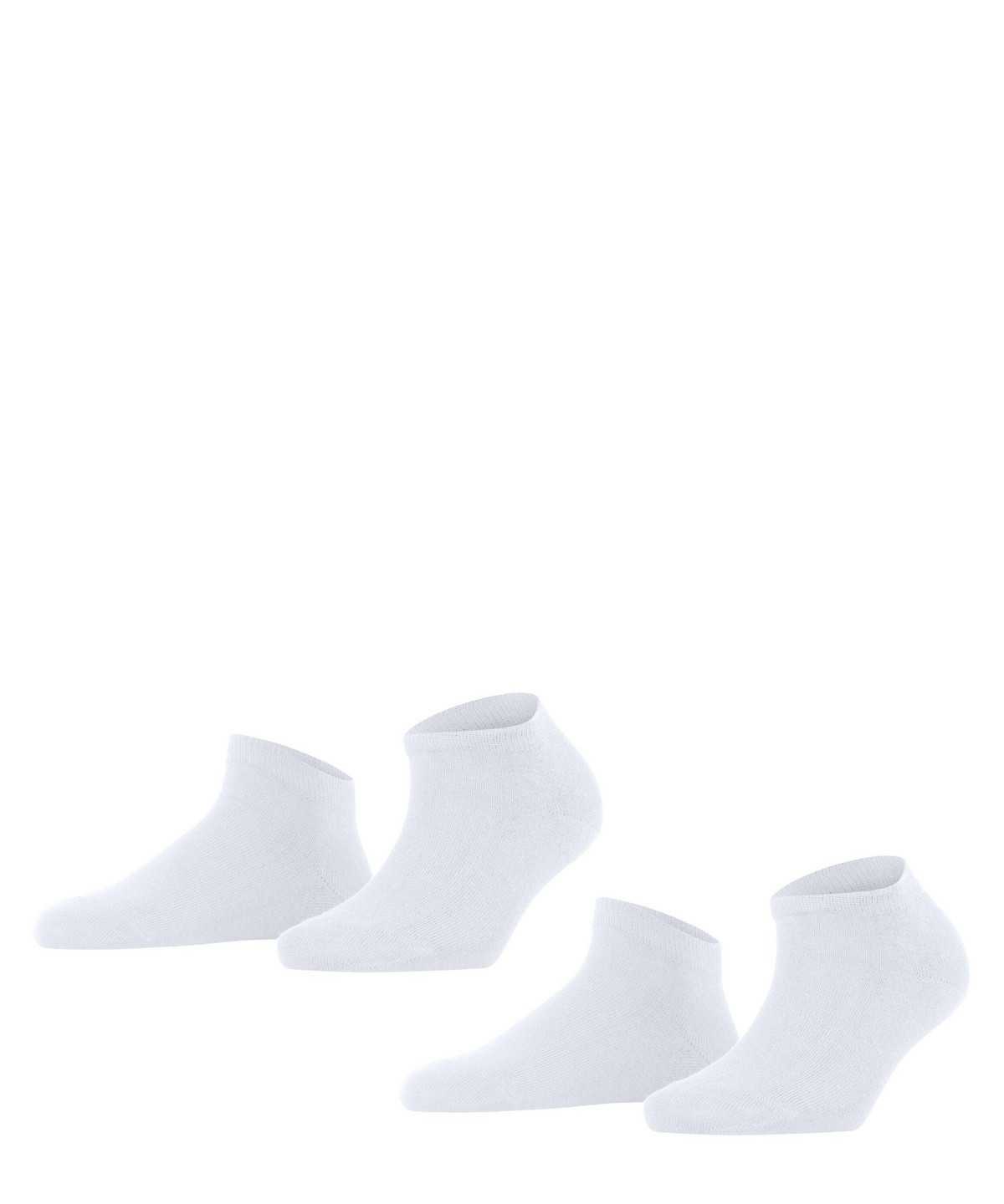 Falke Happy 2-Pack Sneaker socks Socken Damen Weiß | 1086937-RJ