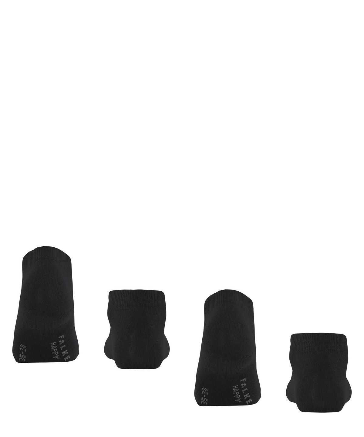 Falke Happy 2-Pack Sneaker socks Socken Damen Schwarz | 6029735-IN