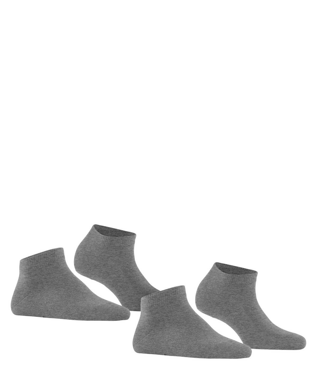 Falke Happy 2-Pack Sneaker socks Socken Damen Grau | 6381572-IZ