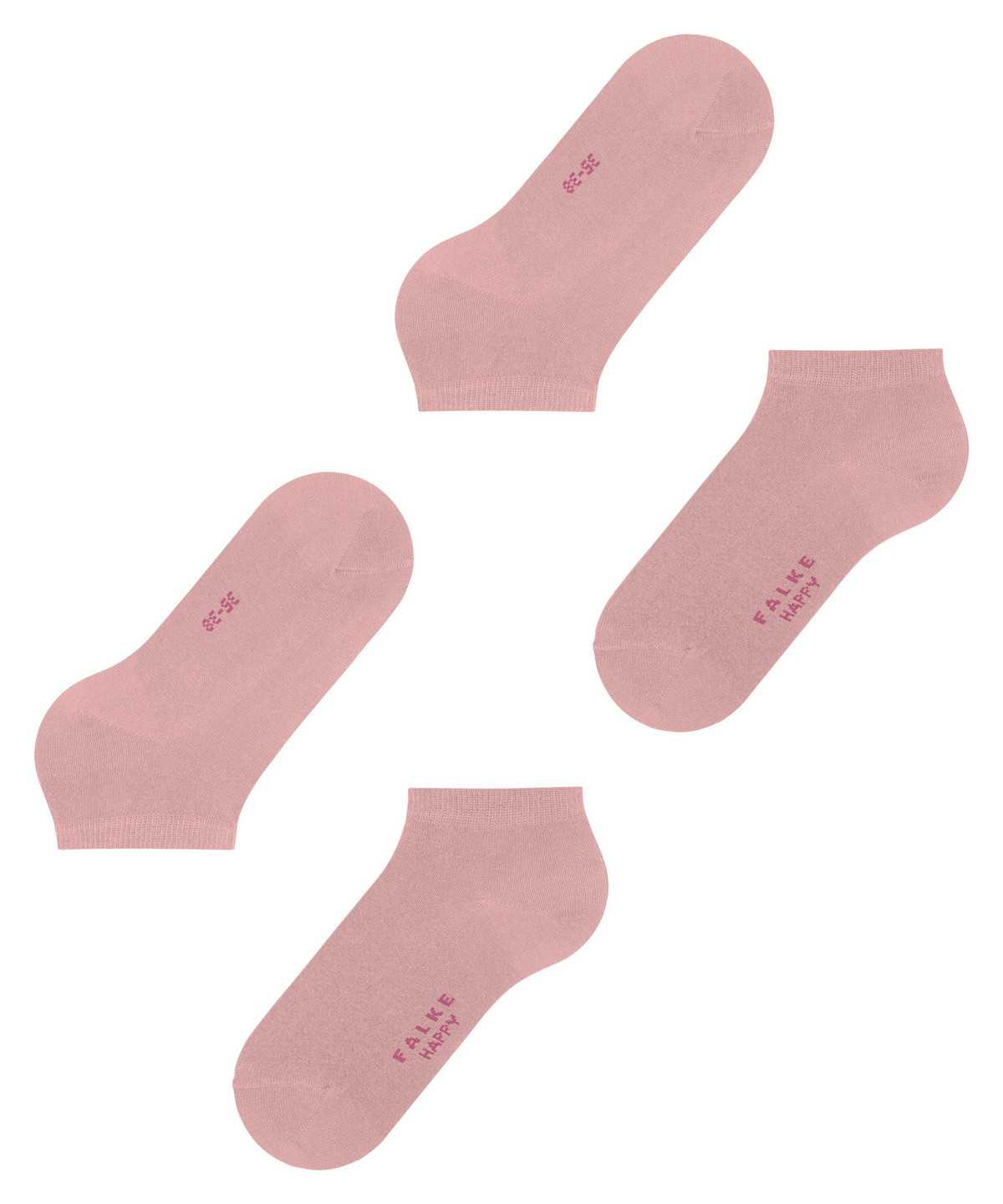 Falke Happy 2-Pack Sneaker socks Socken Damen Rosa | 9508362-OK