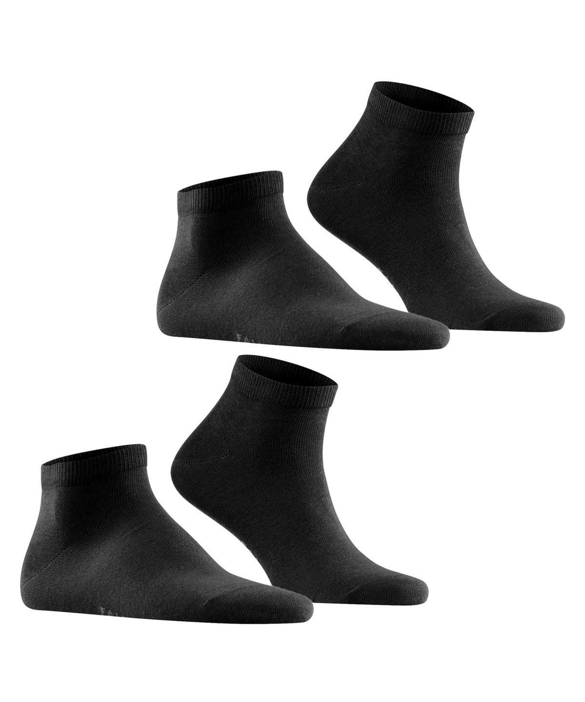 Falke Happy 2-Pack Sneaker socks Socken Herren Schwarz | 1360745-ZD