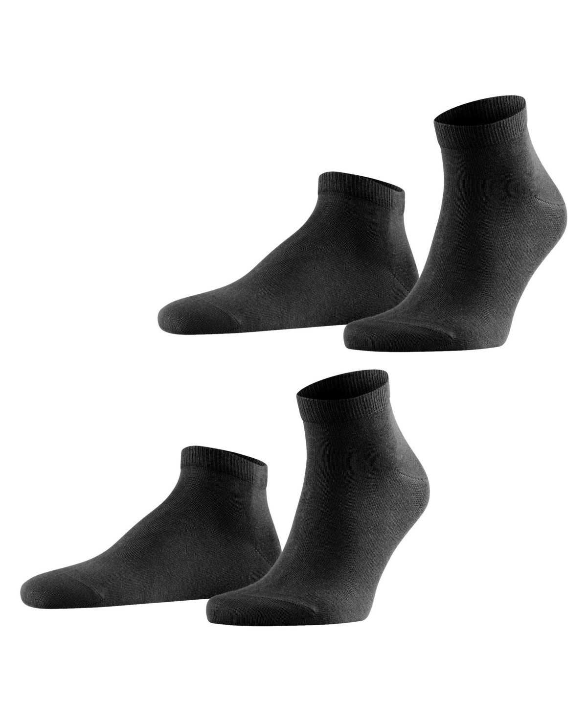 Falke Happy 2-Pack Sneaker socks Socken Herren Schwarz | 1360745-ZD