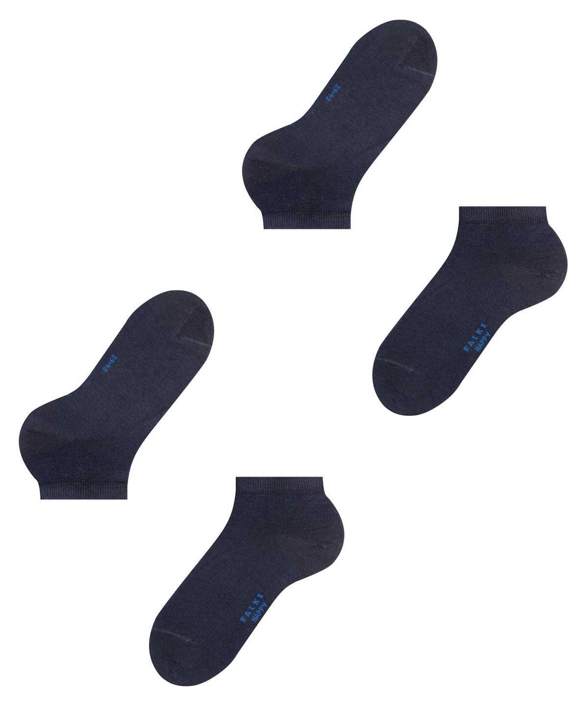 Falke Happy 2-Pack Sneaker socks Socken Herren Blau | 0351926-SO