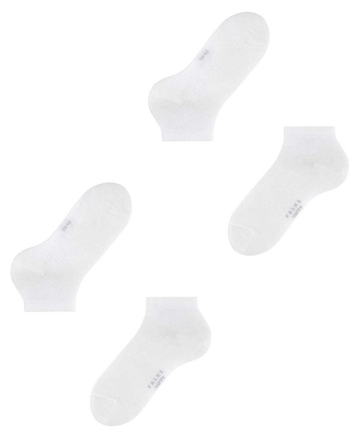 Falke Happy 2-Pack Sneaker socks Socken Herren Weiß | 3814205-ZB