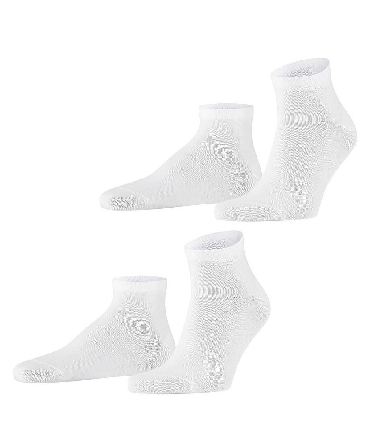 Falke Happy 2-Pack Sneaker socks Socken Herren Weiß | 3814205-ZB