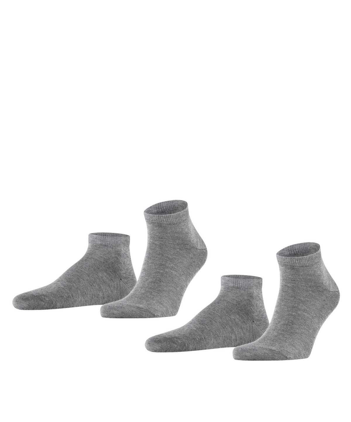 Falke Happy 2-Pack Sneaker socks Socken Herren Grau | 5764198-AZ