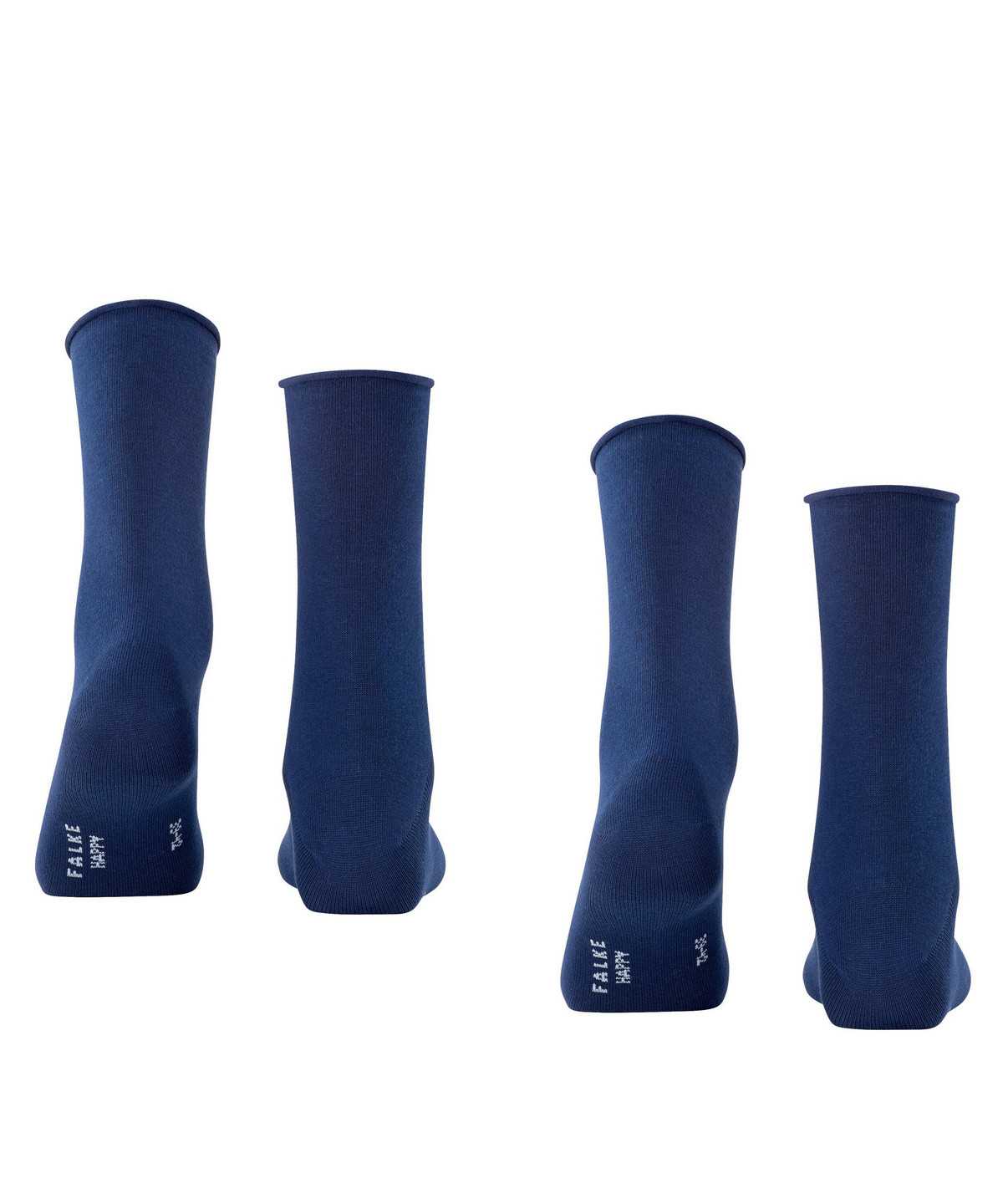 Falke Happy 2-Pack Socks Socken Damen Blau | 0689571-VY