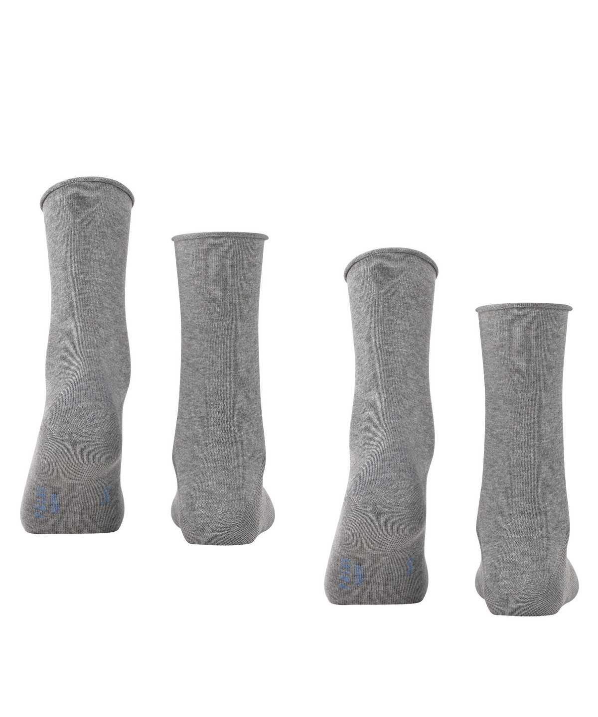 Falke Happy 2-Pack Socks Socken Damen Grau | 1089576-BC