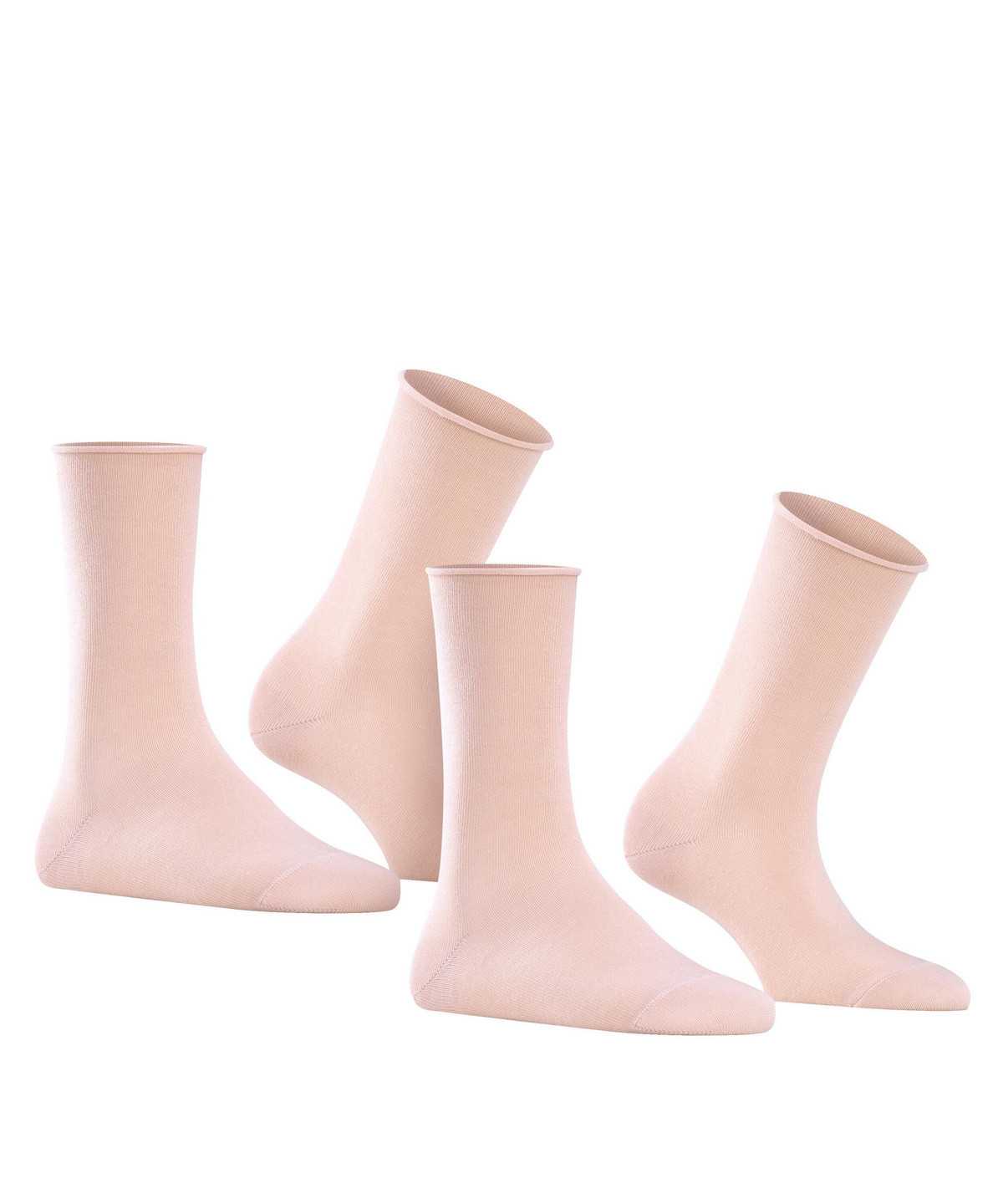 Falke Happy 2-Pack Socks Socken Damen Rosa | 5027491-GW