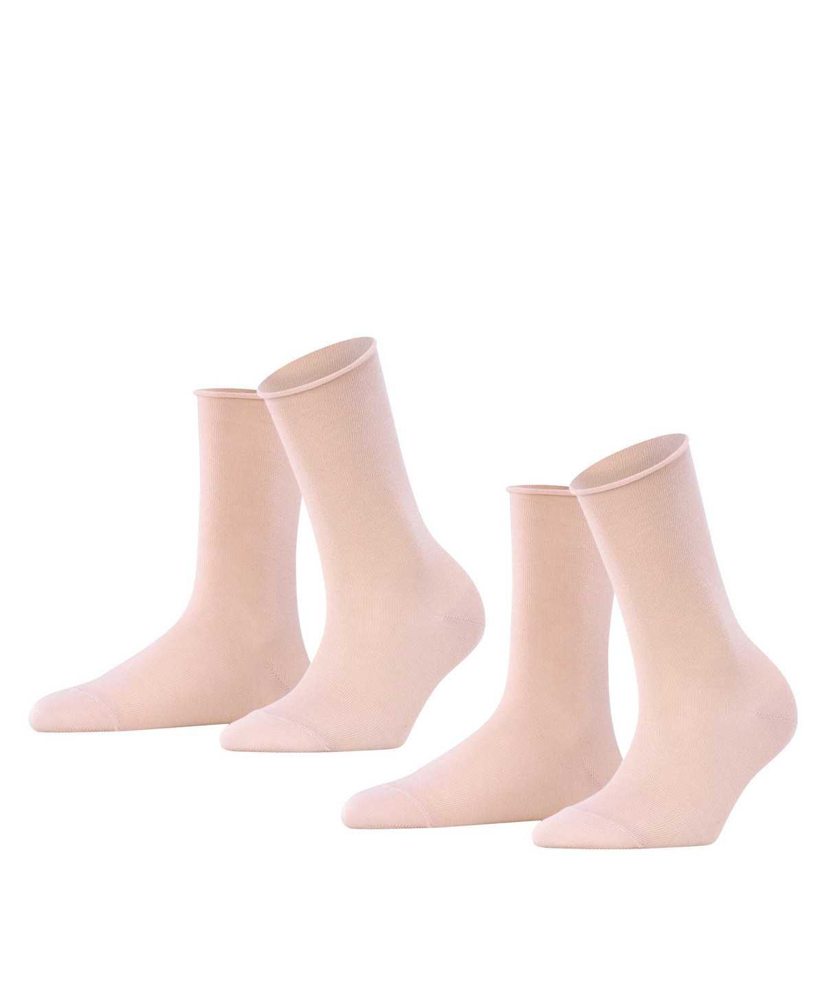 Falke Happy 2-Pack Socks Socken Damen Rosa | 5027491-GW